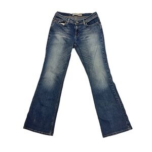 Express Women’s Dark Blue Flare Jeans